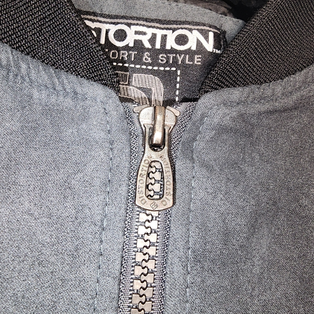 Distortion blue full zip jacket - Picture 3 of 10
